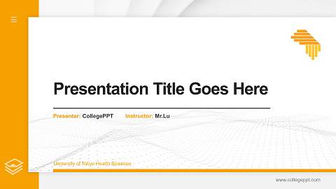 University of Tokyo Health Sciences Thesis Proposal/Graduation Defense PPT Template