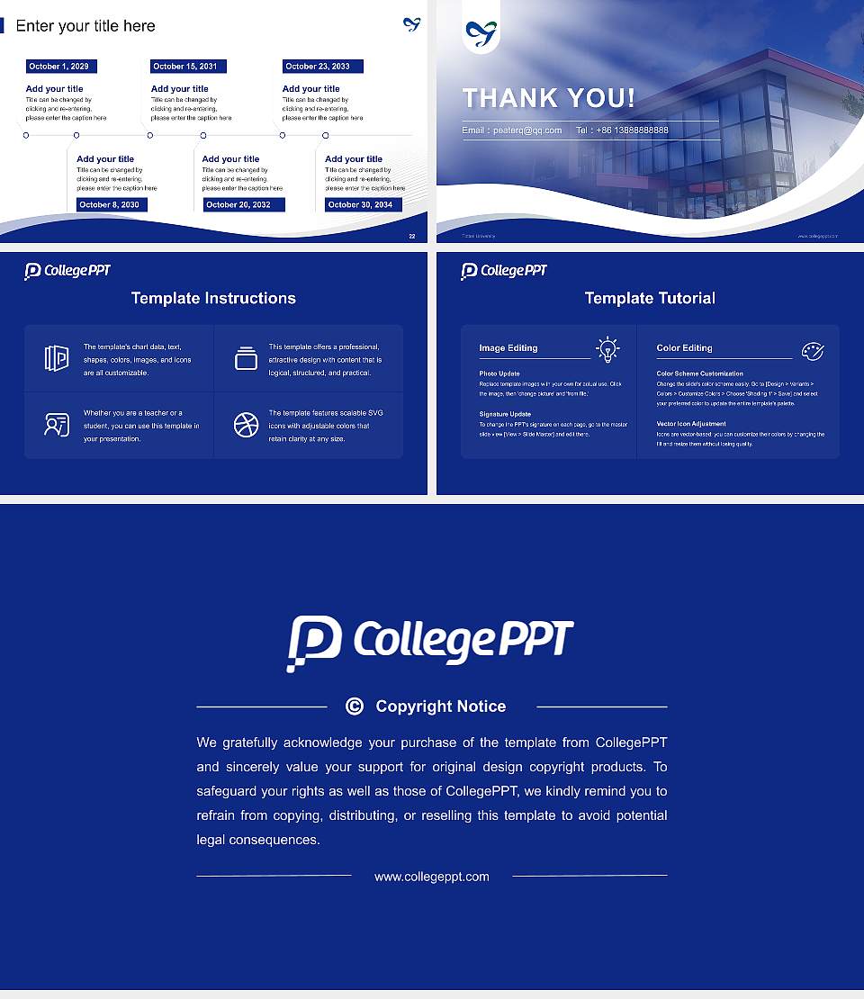 Tottori University Lecture Sharing and Networking Event PPT Template16:9 ratio PPT effect preview image4