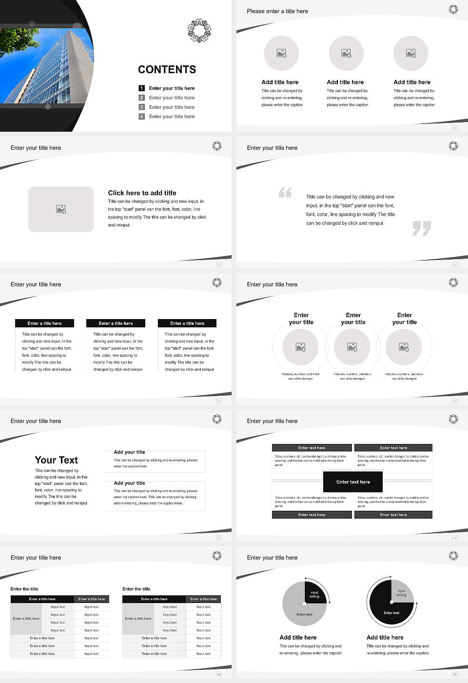 Ueno Gakuen University Course/Courseware Creation PPT Template16:9 ratio PPT effect preview image2