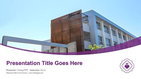 Wakayama Shin-ai University Course/Courseware Creation PPT Template