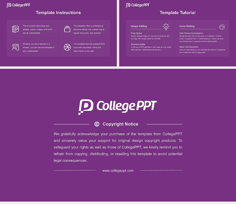 Wakayama Shin-ai University Course/Courseware Creation PPT Template16:9 ratio PPT effect preview image5