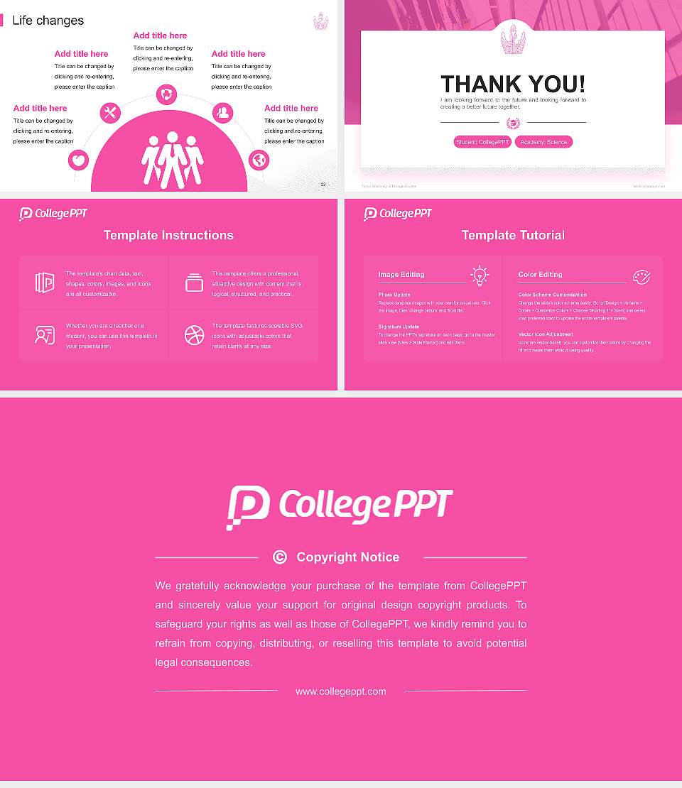 Tokyo University of Foreign Studies National Scholarship Defense PPT Template16:9 ratio PPT effect preview image4