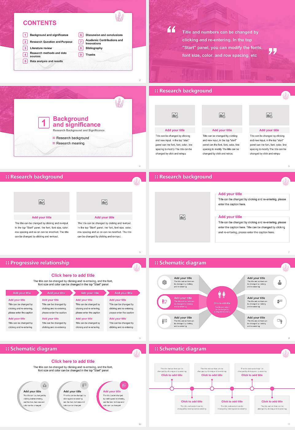 Tokyo University of Foreign Studies Graduation Thesis Defense PPT Template16:9 ratio PPT effect preview image2
