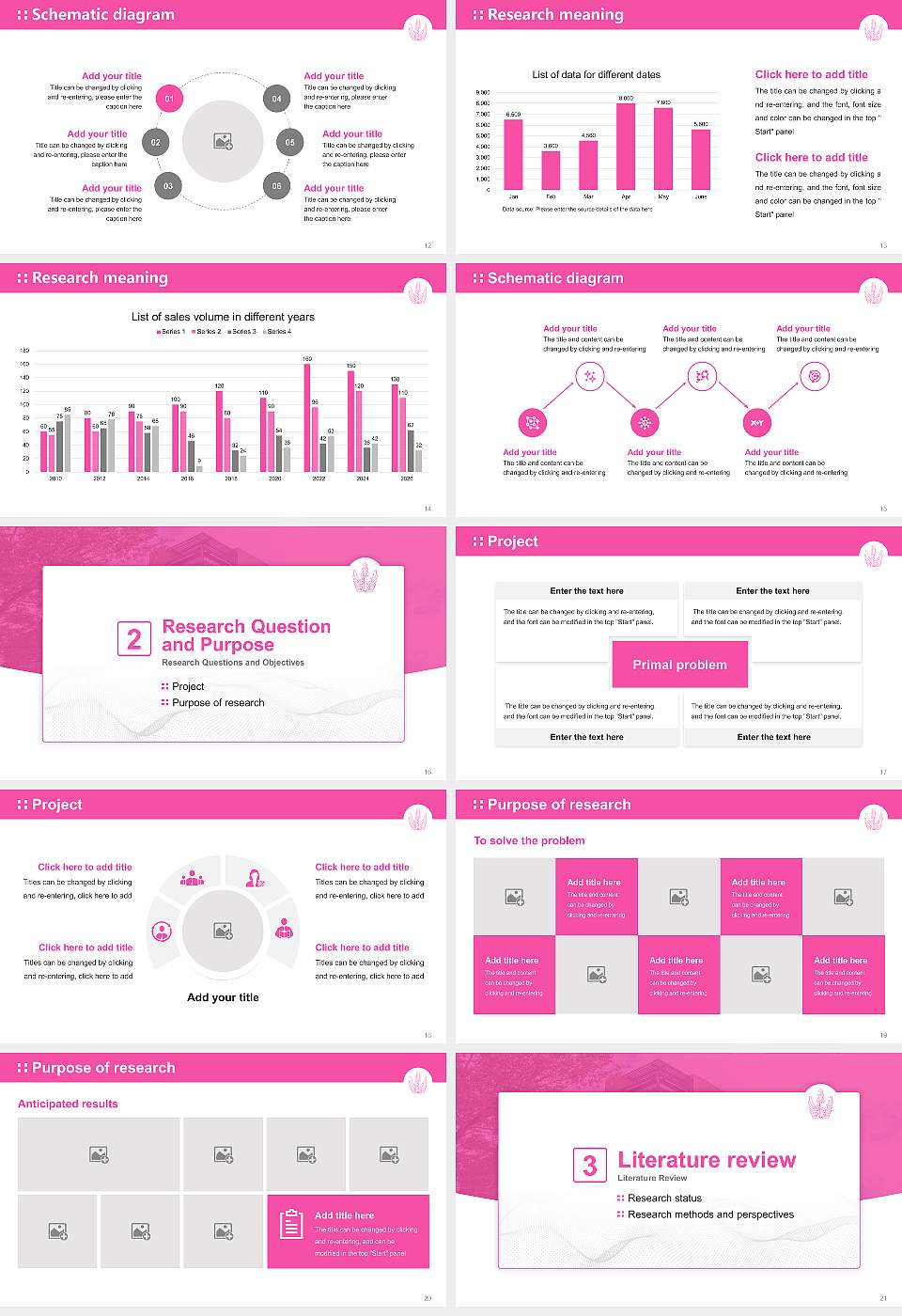 Tokyo University of Foreign Studies Graduation Thesis Defense PPT Template16:9 ratio PPT effect preview image3
