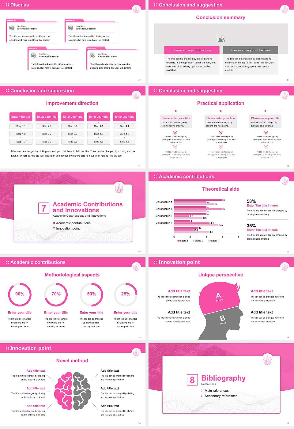 Tokyo University of Foreign Studies Graduation Thesis Defense PPT Template16:9 ratio PPT effect preview image6
