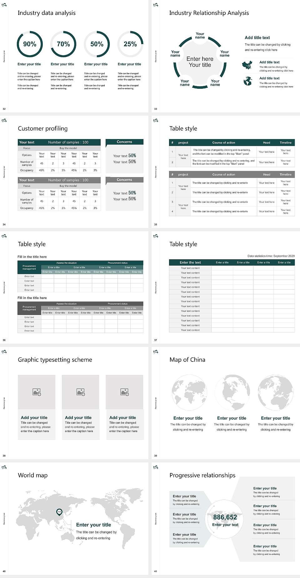 Yamagata University Competition/Entrepreneurship Contest PPT Template4:3 ratio PPT effect preview image5