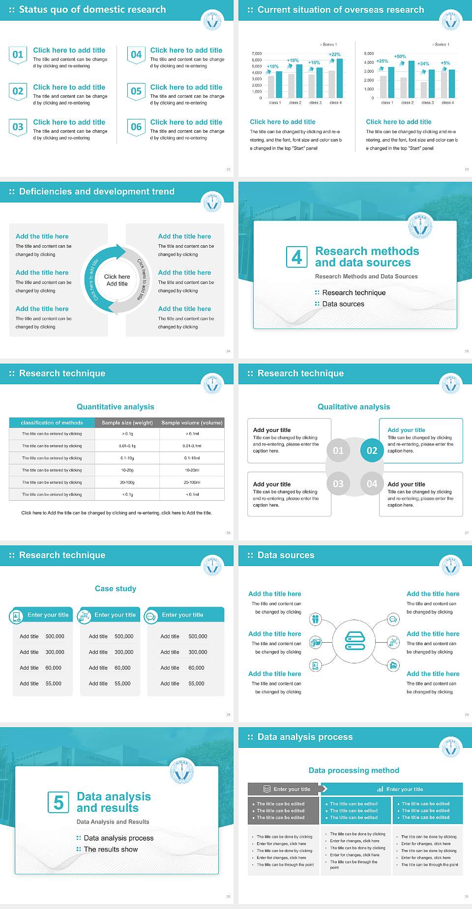 University of Human Arts and Sciences Graduation Thesis Defense PPT Template4:3 ratio PPT effect preview image4