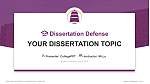 Ikueikan University Graduation Thesis Defense PPT Template