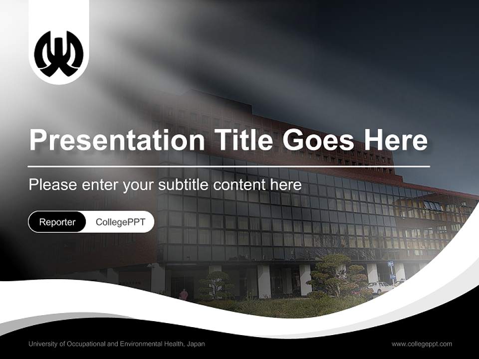 University of Occupational and Environmental Health, Japan Lecture Sharing and Networking Event PPT Template4:3 ratio PPT effect preview image4