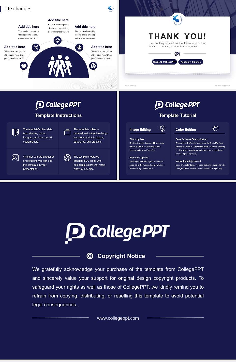Toyo University National Scholarship Defense PPT Template4:3 ratio PPT effect preview image4