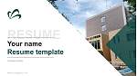 Yamagata University Resume PPT Template