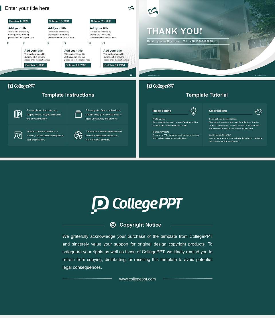 Yamagata University Lecture Sharing and Networking Event PPT Template16:9 ratio PPT effect preview image4