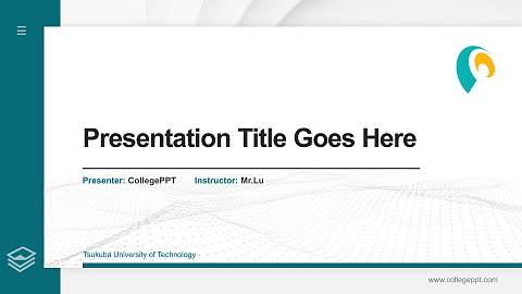Tsukuba University of Technology Thesis Proposal/Graduation Defense PPT Template