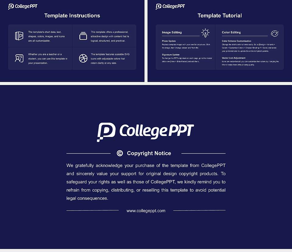 Toyo University Course/Courseware Creation PPT Template16:9 ratio PPT effect preview image5