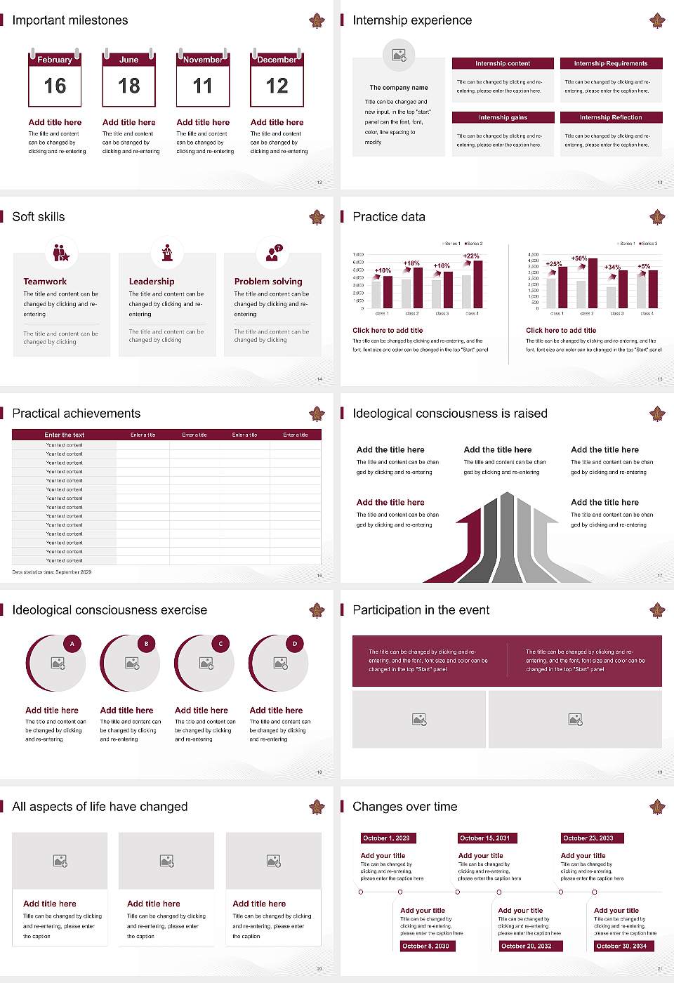 Toyo Eiwa University National Scholarship Defense PPT Template16:9 ratio PPT effect preview image3