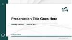 Yamagata University Thesis Proposal/Graduation Defense PPT Template