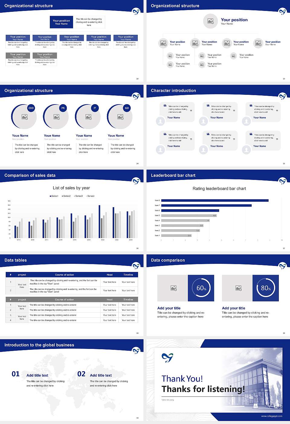 Tottori University Academic Presentation/Research Findings Report PPT Template16:9 ratio PPT effect preview image4