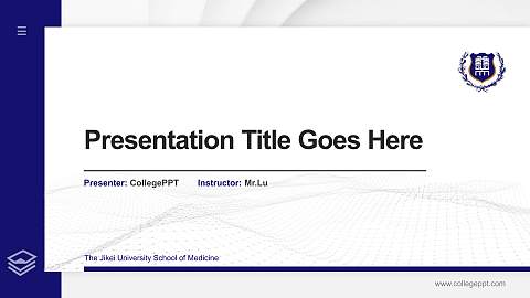 The Jikei University School of Medicine Thesis Proposal/Graduation Defense PPT Template