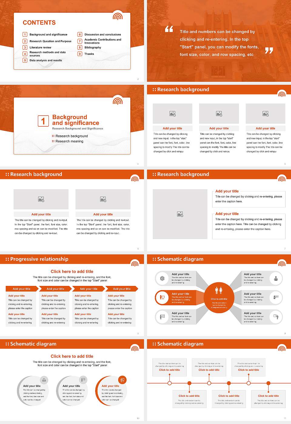 Takushoku University（ Bunkyō Ward） Graduation Thesis Defense PPT Template16:9 ratio PPT effect preview image2