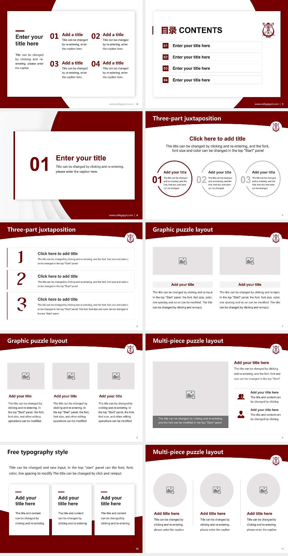 Toho College of Music Academic Presentation/Research Findings Report PPT Template4:3 ratio PPT effect preview image2