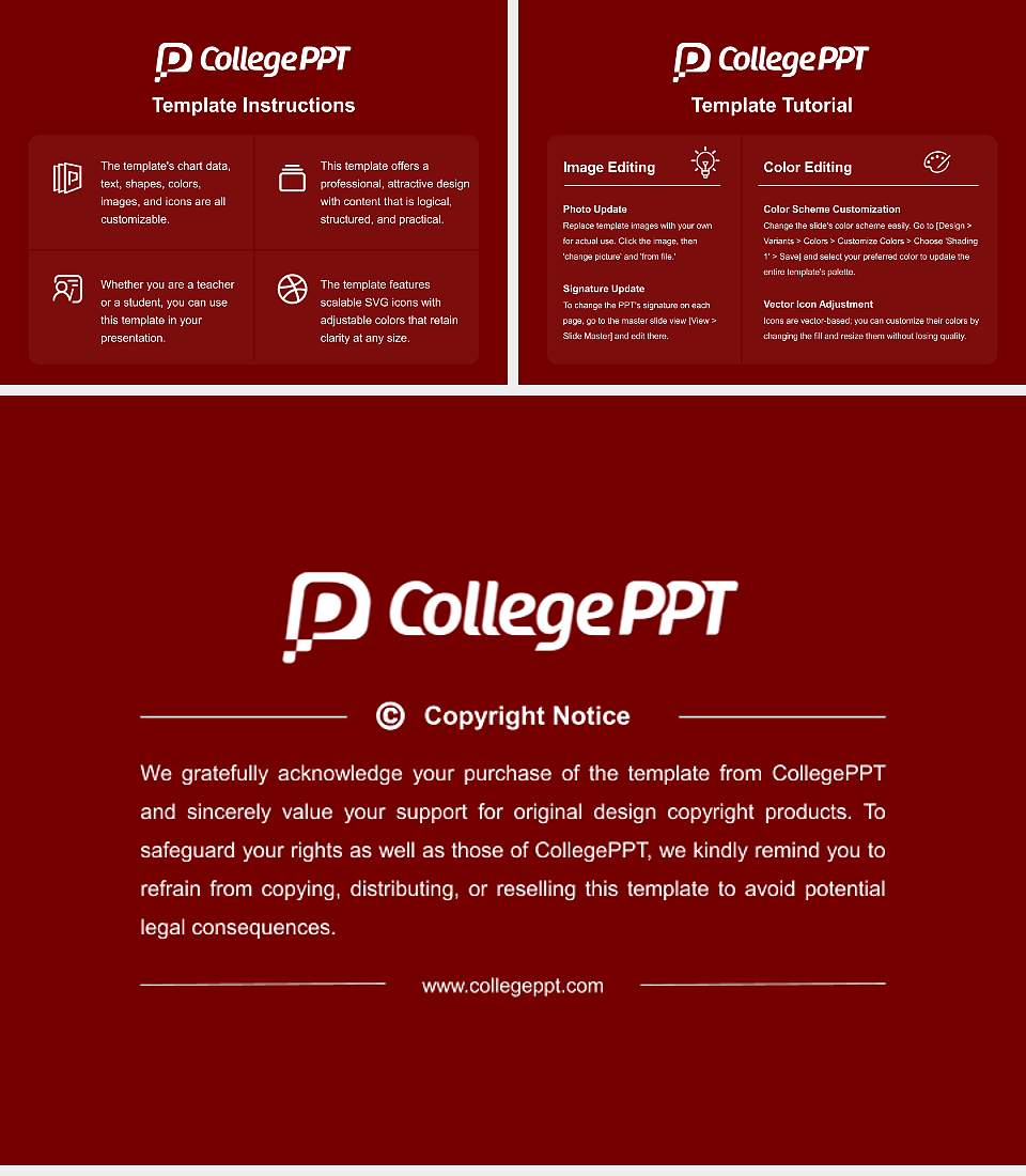 Toho College of Music Academic Presentation/Research Findings Report PPT Template4:3 ratio PPT effect preview image5