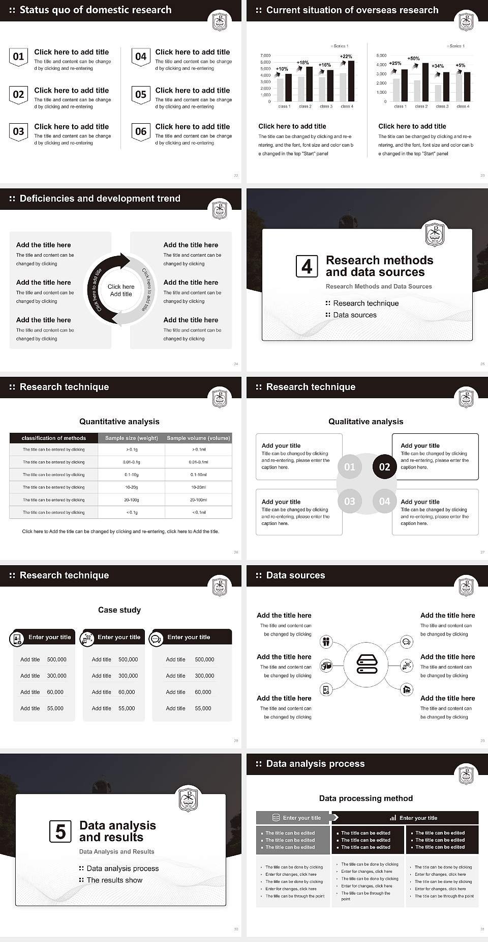 Tokyo Christian University Graduation Thesis Defense PPT Template4:3 ratio PPT effect preview image4
