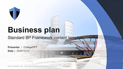 Tokyo Metropolitan University(Hino Campus) Competition/Entrepreneurship Contest PPT Template