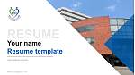 Tokyo Healthcare University Resume PPT Template