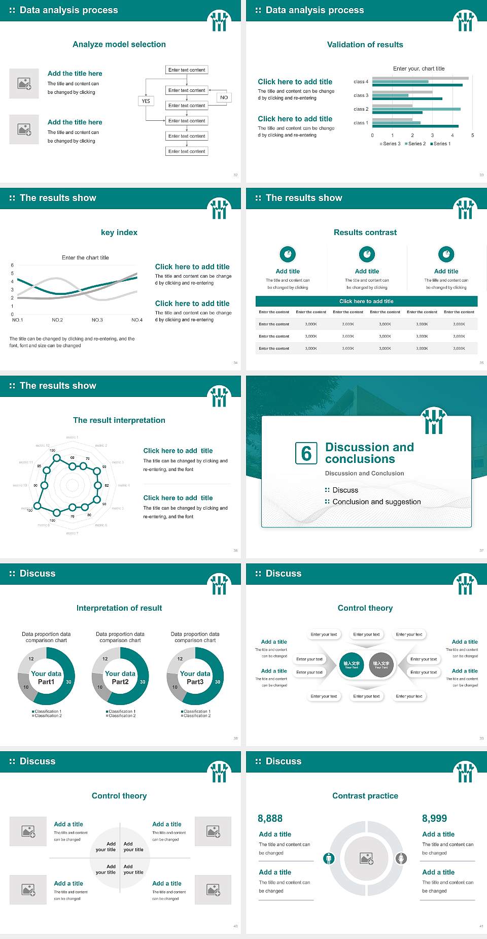 Tohoku University of Community Service and Science Graduation Thesis Defense PPT Template4:3 ratio PPT effect preview image5