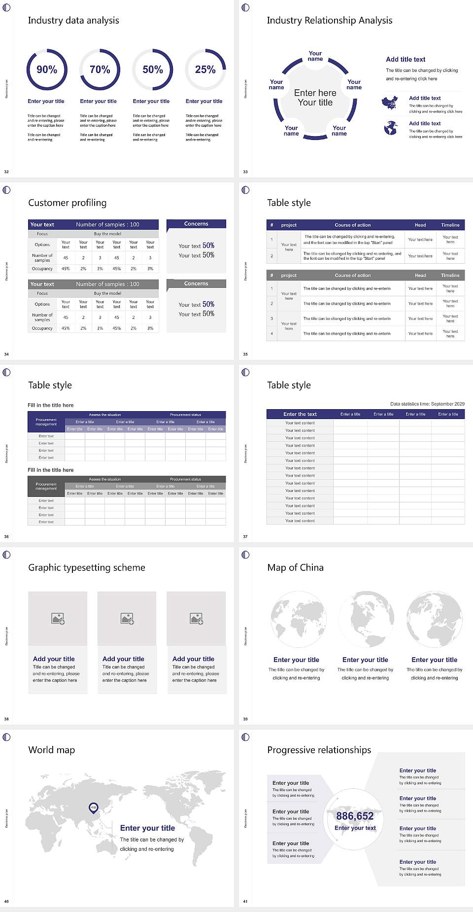 Tamagawa University Competition/Entrepreneurship Contest PPT Template4:3 ratio PPT effect preview image5