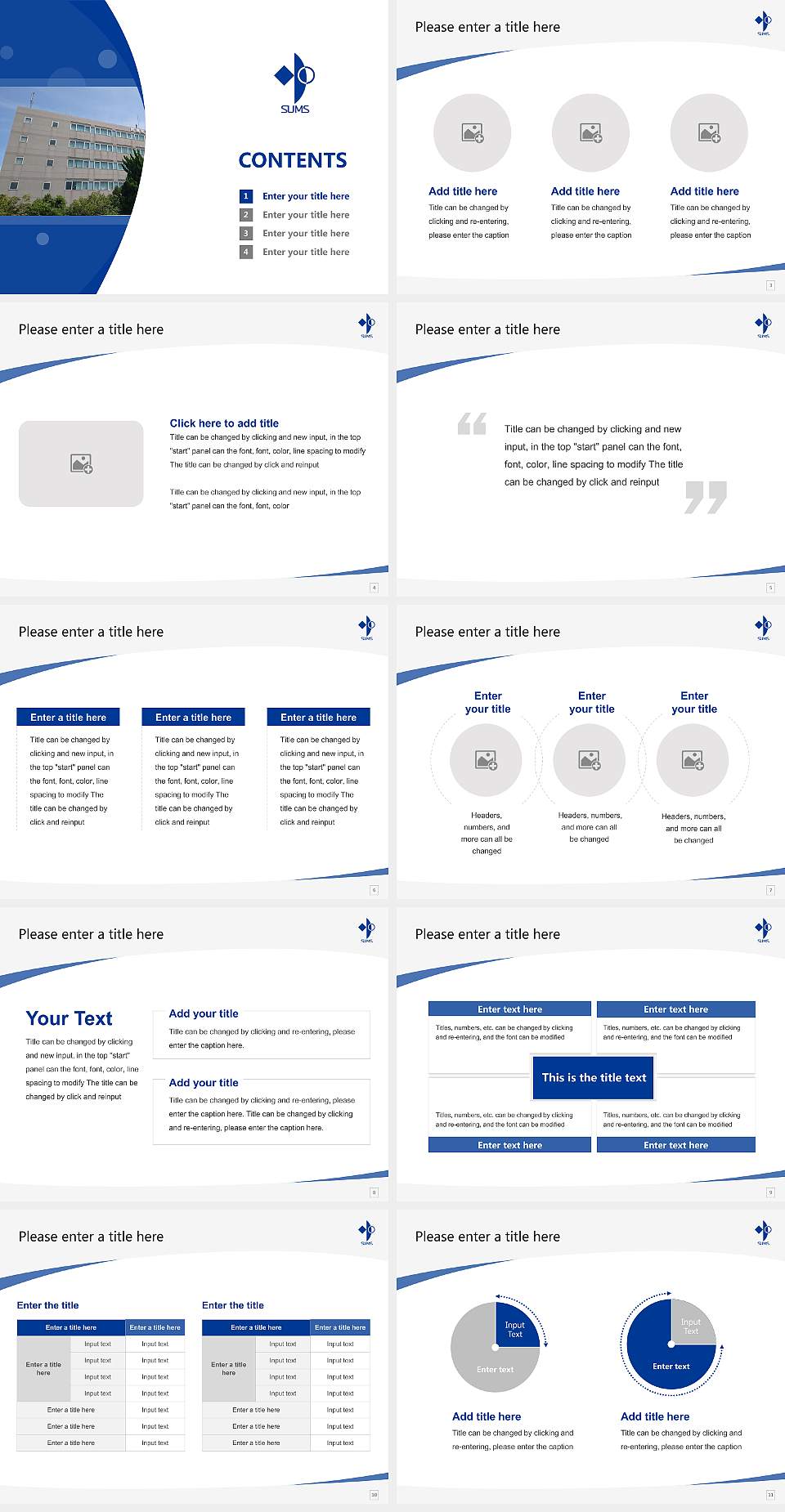 Suzuka University of Medical Science Course/Courseware Creation PPT Template4:3 ratio PPT effect preview image2
