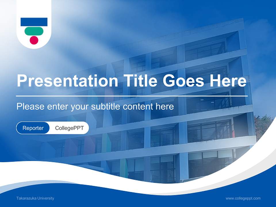 Takarazuka University Lecture Sharing and Networking Event PPT Template4:3 ratio PPT effect preview image4