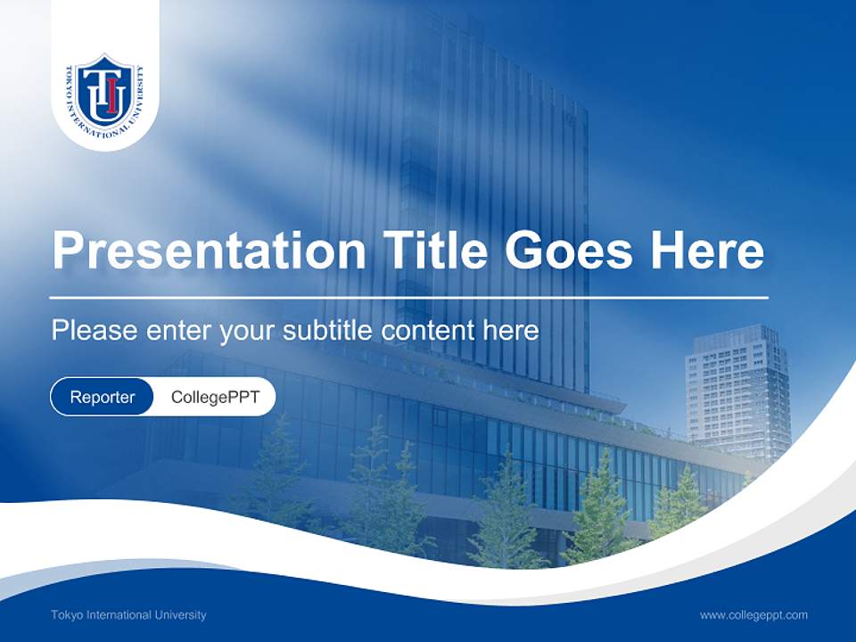 Tokyo International University Lecture Sharing and Networking Event PPT Template4:3 ratio PPT effect preview image4