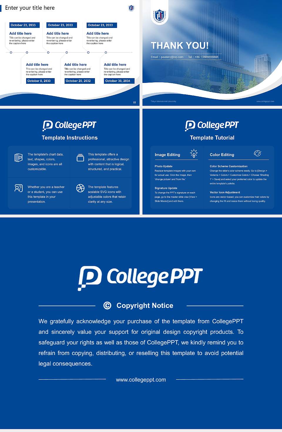 Tokyo International University Lecture Sharing and Networking Event PPT Template4:3 ratio PPT effect preview image4