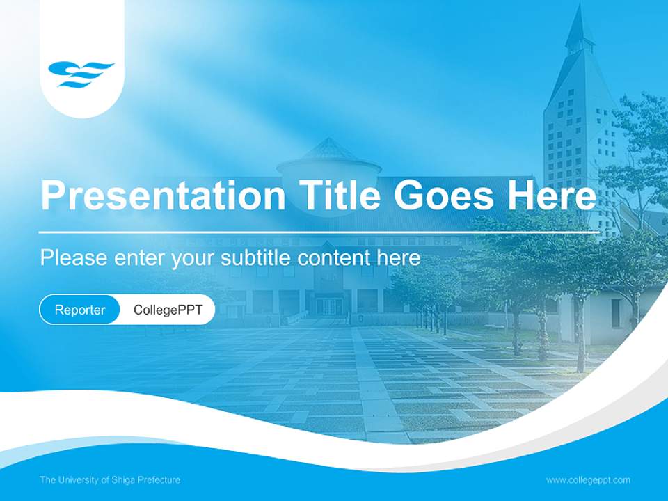 The University of Shiga Prefecture Lecture Sharing and Networking Event PPT Template4:3 ratio PPT effect preview image4