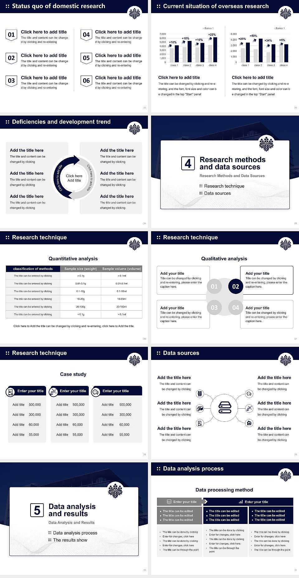 Toin University of Yokohama Graduation Thesis Defense PPT Template4:3 ratio PPT effect preview image4