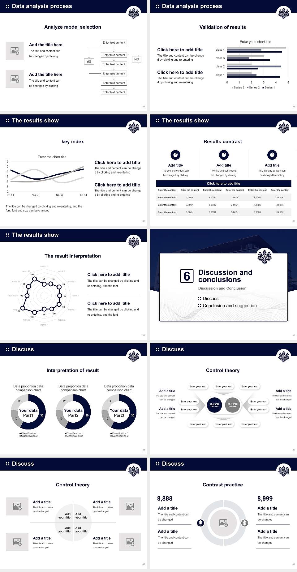 Toin University of Yokohama Graduation Thesis Defense PPT Template4:3 ratio PPT effect preview image5
