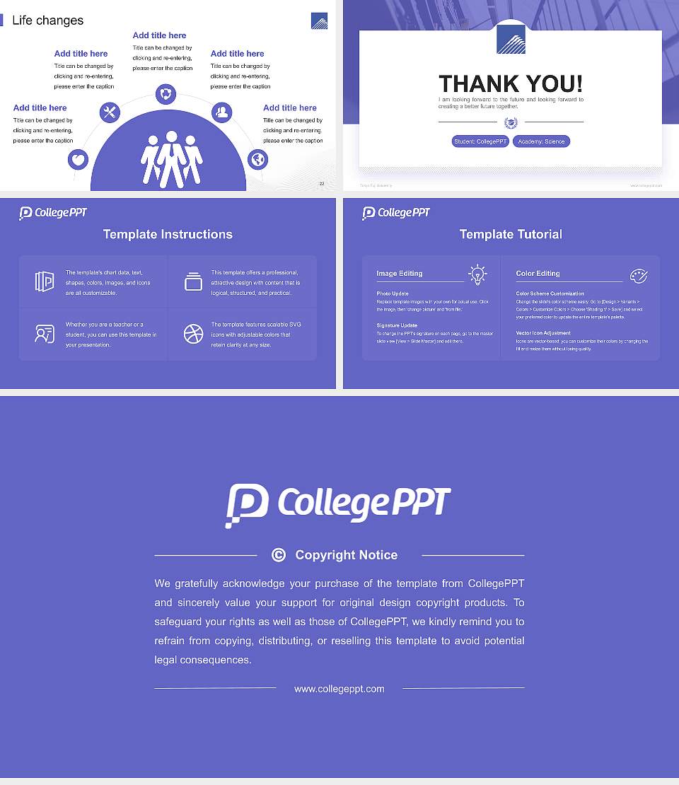 Tokyo Fuji University National Scholarship Defense PPT Template16:9 ratio PPT effect preview image4