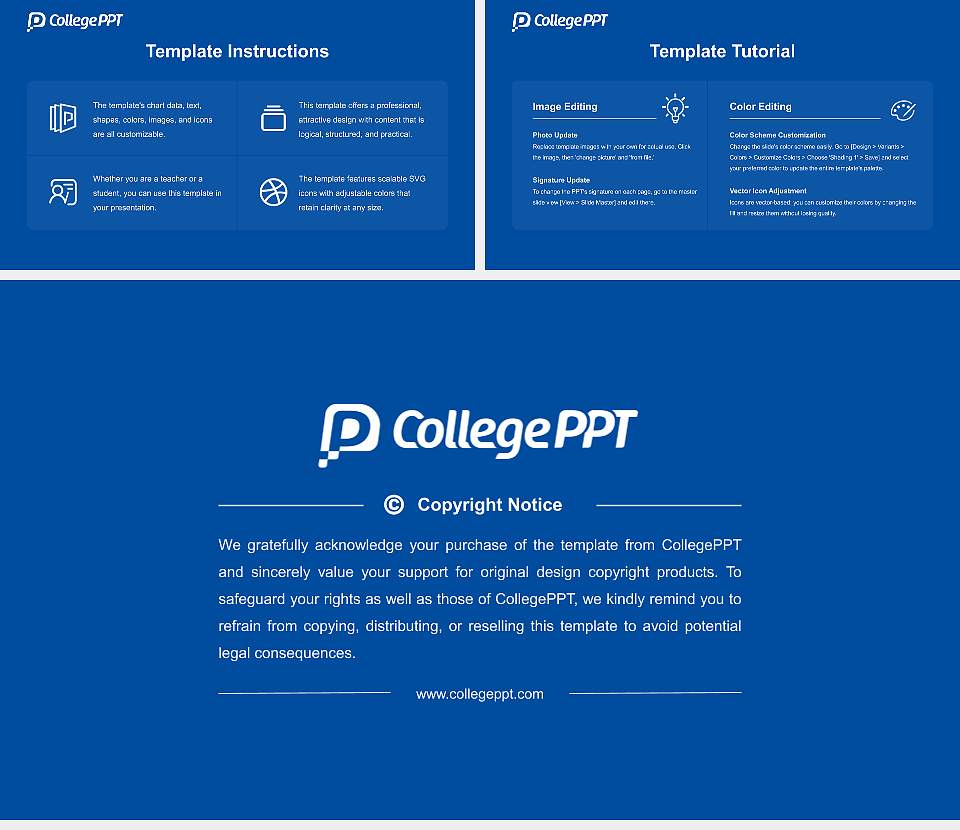 Tokai University Course/Courseware Creation PPT Template16:9 ratio PPT effect preview image5