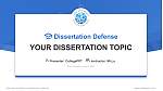 Toho University Graduation Thesis Defense PPT Template
