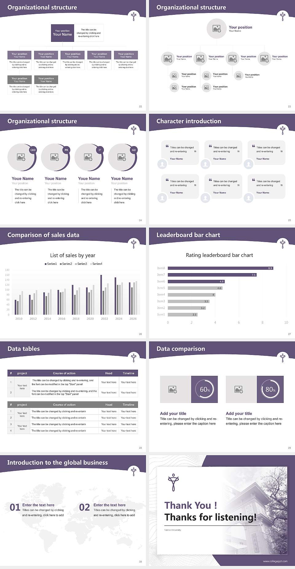 Taisho University Academic Presentation/Research Findings Report PPT Template4:3 ratio PPT effect preview image4