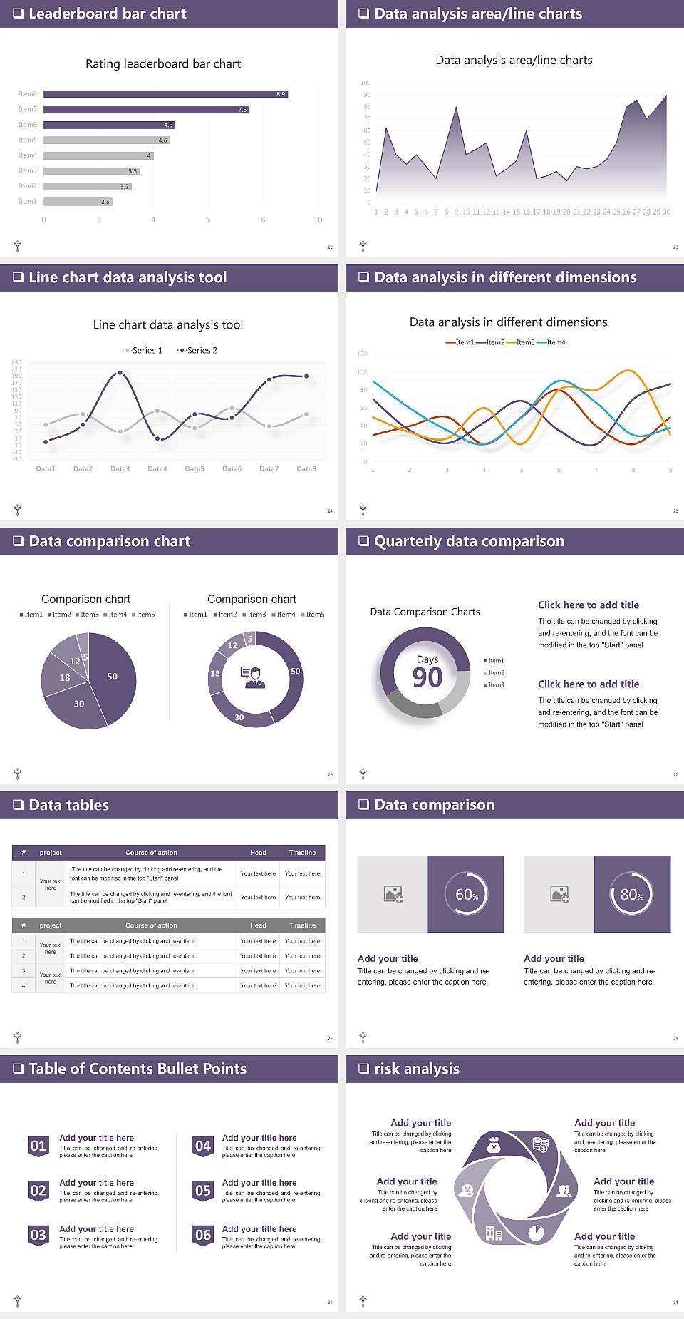 Taisho University General PPT Template4:3 ratio PPT effect preview image4