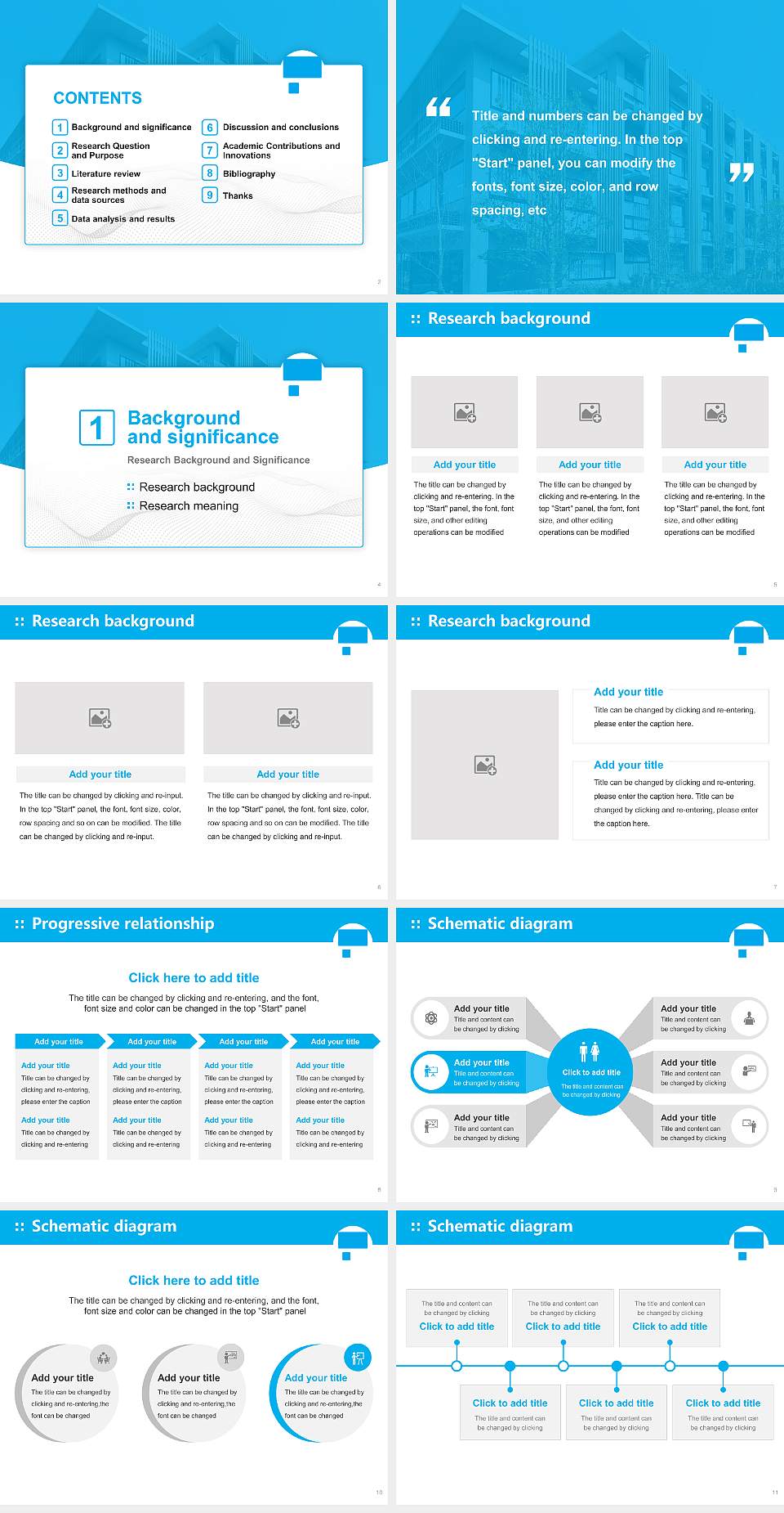 Tokyo City University Graduation Thesis Defense PPT Template4:3 ratio PPT effect preview image2