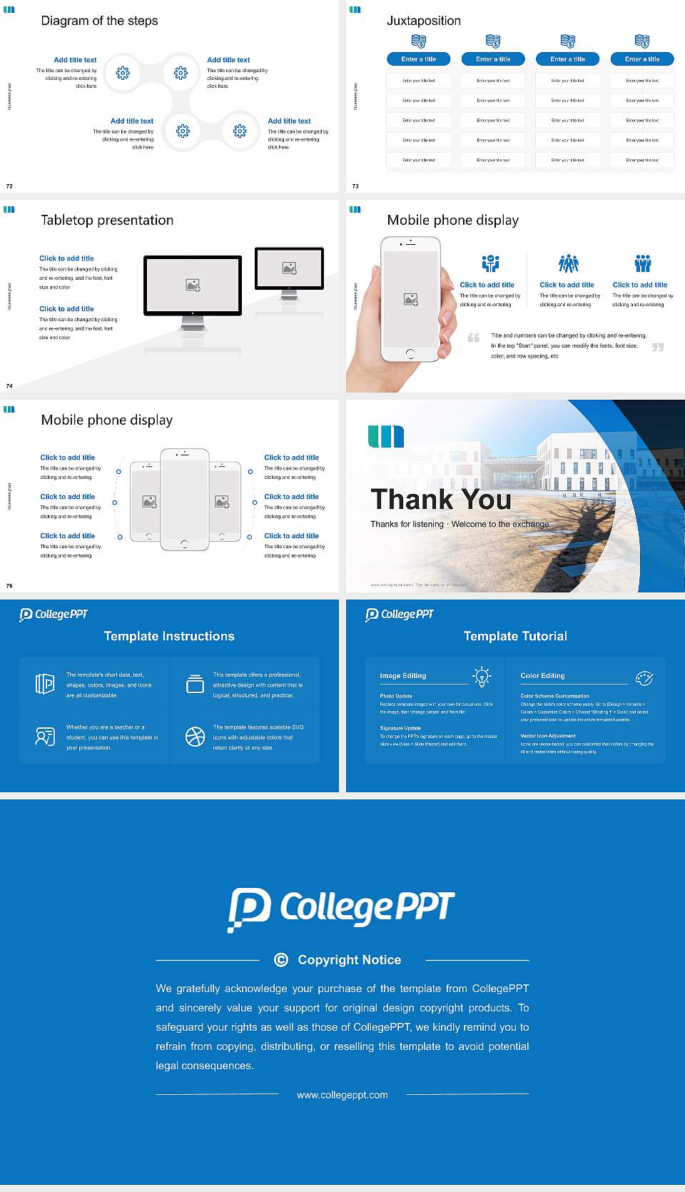 The University of Nagano Competition/Entrepreneurship Contest PPT Template16:9 ratio PPT effect preview image9