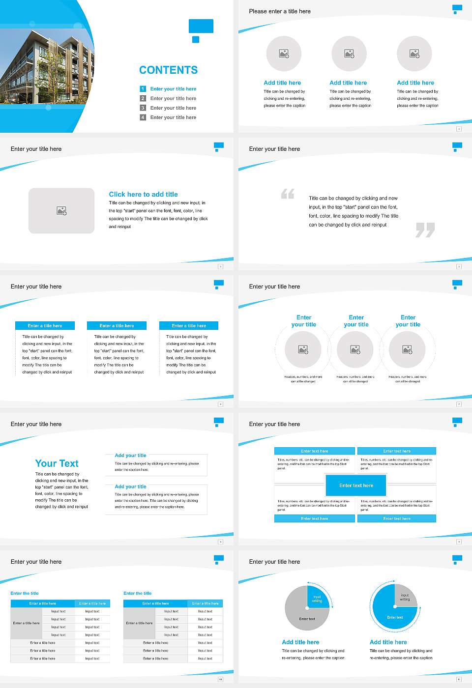 Tokyo City University Course/Courseware Creation PPT Template16:9 ratio PPT effect preview image2