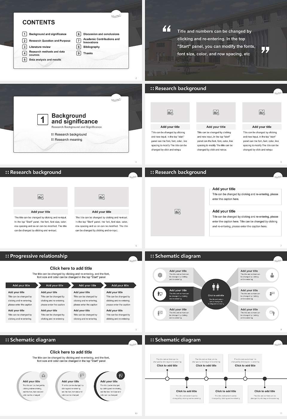 The Graduate University for Advanced Studies, SOKENDAI Graduation Thesis Defense PPT Template16:9 ratio PPT effect preview image2