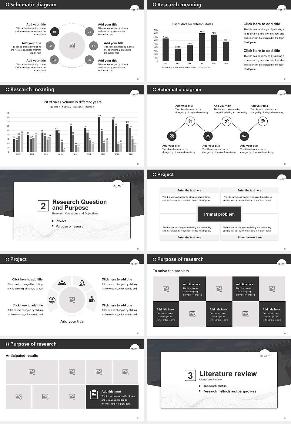 The Graduate University for Advanced Studies, SOKENDAI Graduation Thesis Defense PPT Template16:9 ratio PPT effect preview image3