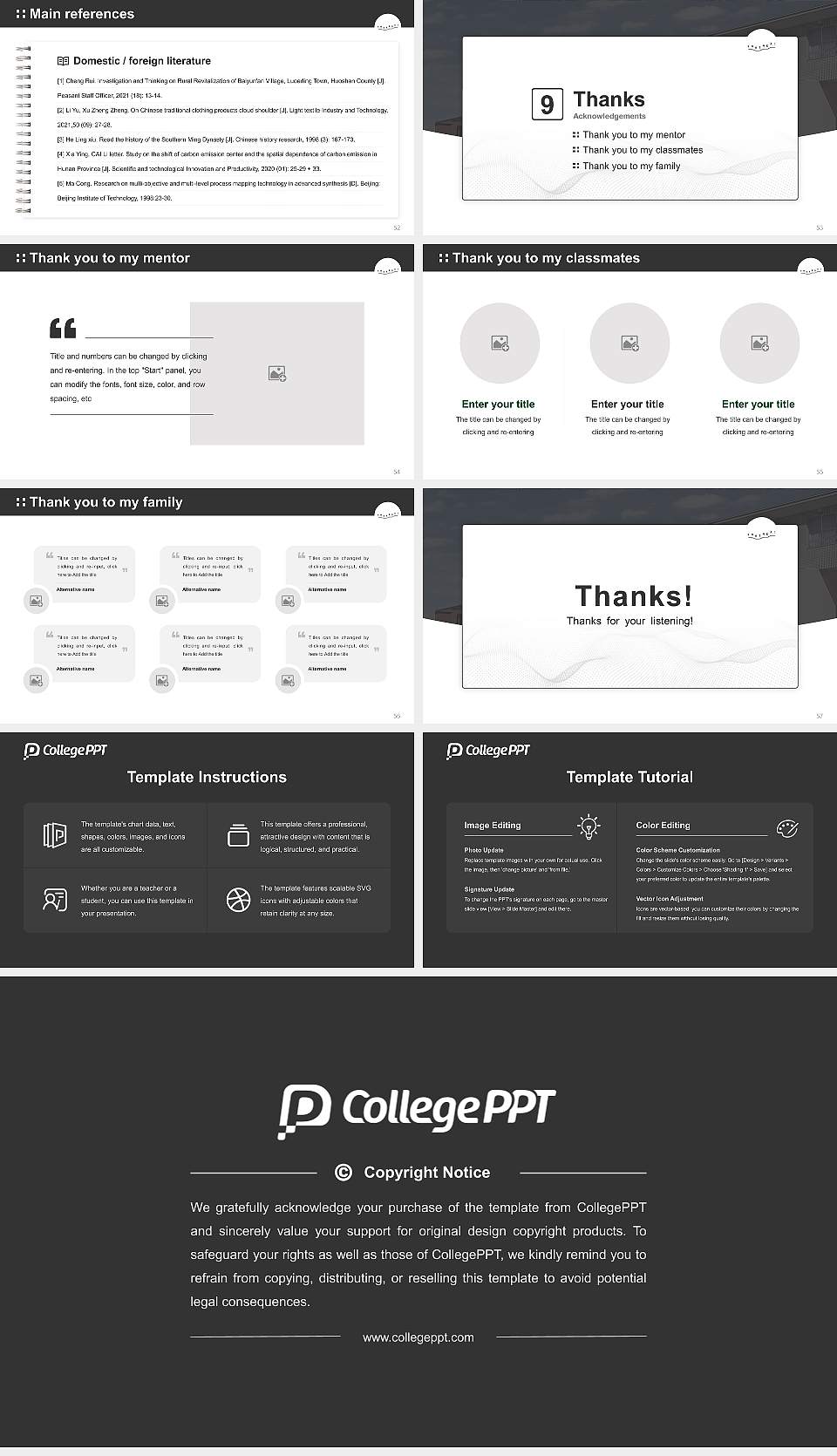The Graduate University for Advanced Studies, SOKENDAI Graduation Thesis Defense PPT Template16:9 ratio PPT effect preview image7