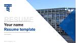 Tokai University Resume Templat PPT