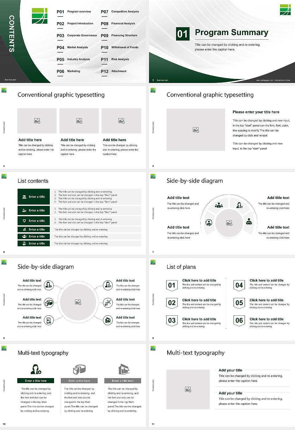 Tohoku Medical and Pharmaceutical University Competition/Entrepreneurship Contest PPT Template16:9 ratio PPT effect preview image2